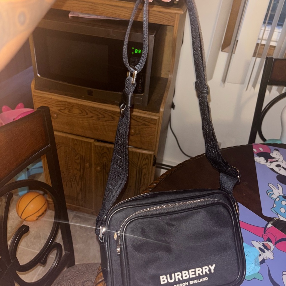 Burberry Black Belt Bag with Logo - Picture 4 of 7